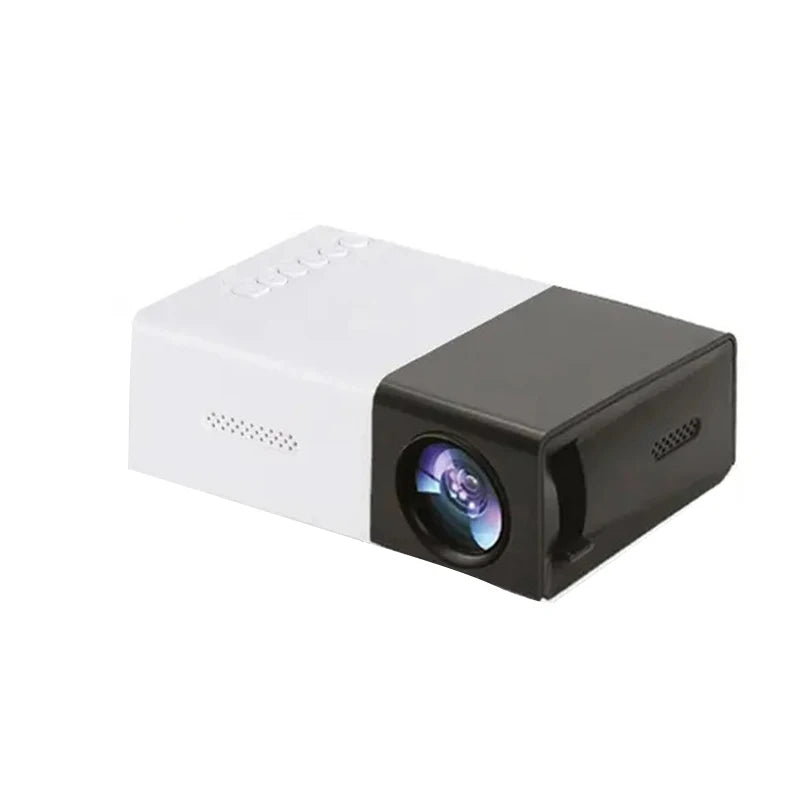 YG300 Micro Portable LED Outdoor Mini HD 1080P Mobile Projector Kids Projector Ultra Clear Projector, Mini Portable Projector