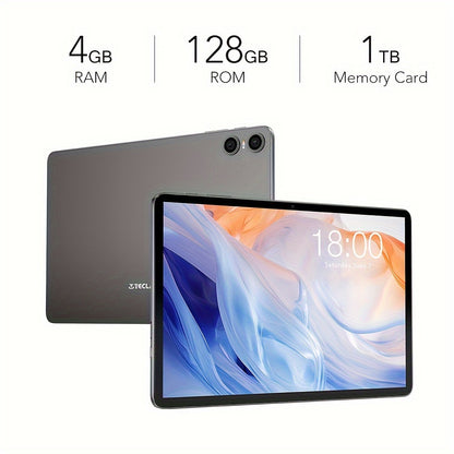 Tablette Teclast P30T 2024 Android la plus récente de 14 pouces, 4 Go de RAM + 128 Go de ROM avec une tablette PC extensible de 1 To, 2 en 1 avec clavier, étui Teclast, film de protection, souris sans fil, écouteurs, batte