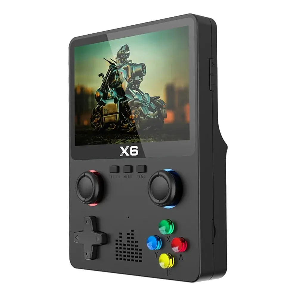 Nouveau X6 3.5 Pouce IPS Écran Lecteur De Jeu Portable Double Joystick 11 Simulateurs GBA/PS1 Jeu Vidéo Console pour Enfants Cadeaux