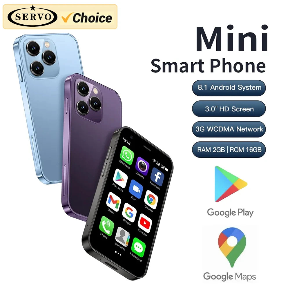 Mini Smartphone, écran HD 3.0 ", Android